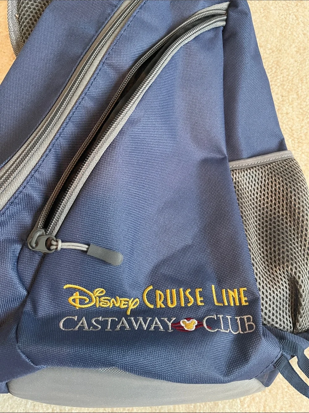 Castaway Club Navy Sling Bag. Good condition.